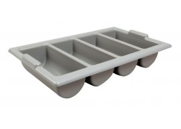 Cutlery Tray / Box Plastic Grey