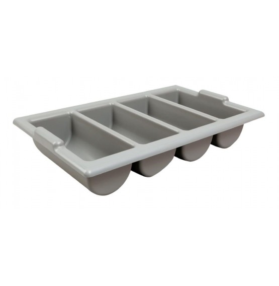 Cutlery Tray / Box Plastic Grey