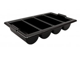 Cutlery Tray / Box Plastic Black