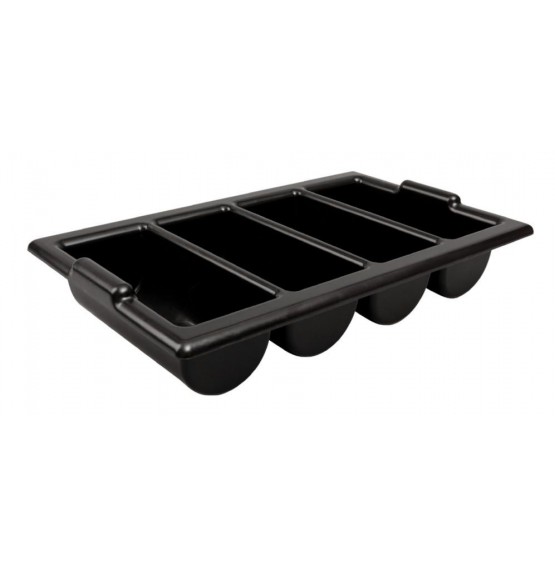 Cutlery Tray / Box Plastic Black