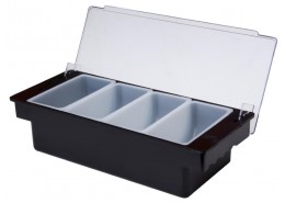 Condiment Holder 4 Compartment x 1 Pint