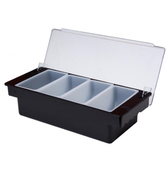 Condiment Holder 4 Compartment x 1 Pint