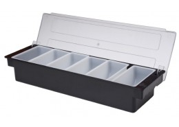 Condiment Holder 6 Compartment x 1 Pint