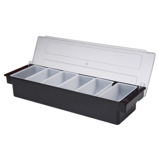 Condiment Holder 6 Compartment x 1 Pint