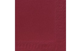 Duni Tissue Napkins 3ply Bordeaux