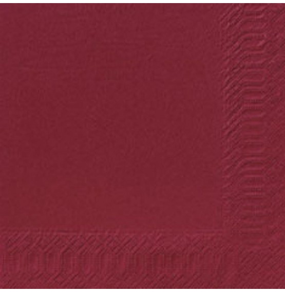 Duni Tissue Napkins 3ply Bordeaux