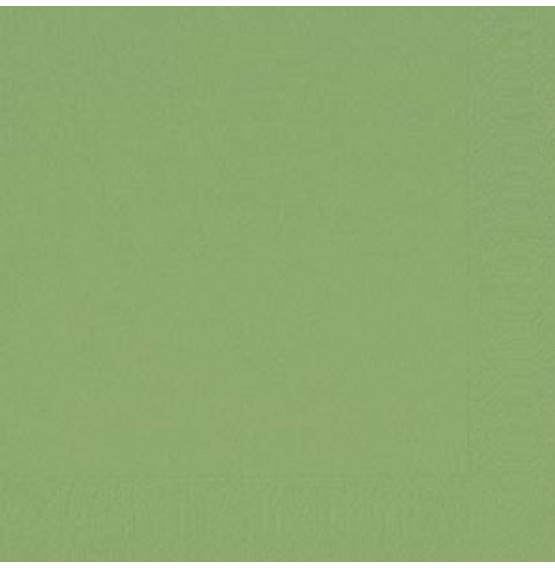 Duni Tissue Napkins 3ply Leaf Green