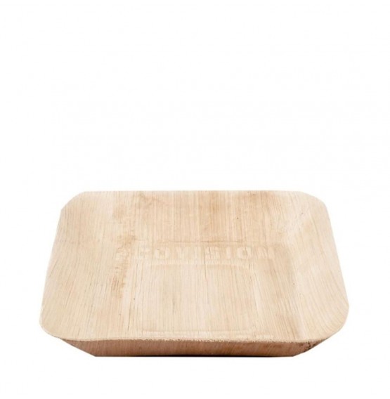 Palm Leaf Square Plate