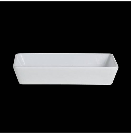 Varick Cafe Porcelain Rectangle Deep Tray