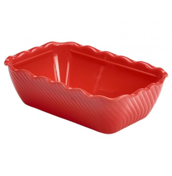 Tulip Deli Crock  Red