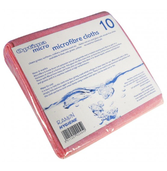 Microfibre Cloth in Red