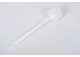 White Toilet Brush