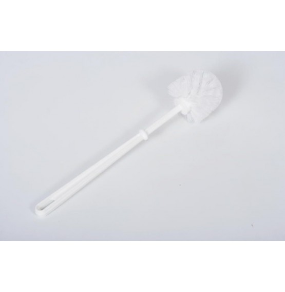 White Toilet Brush