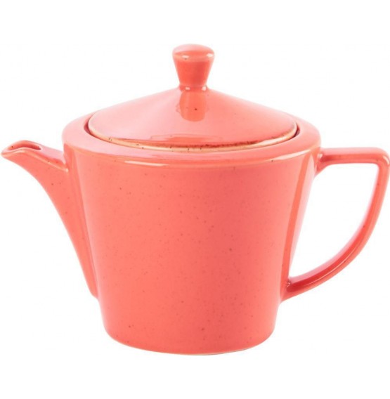 Seasons Coral Conic Teapot