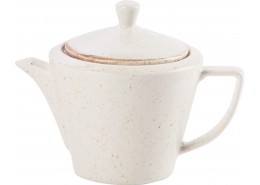 Seasons Oatmeal Conic Teapot