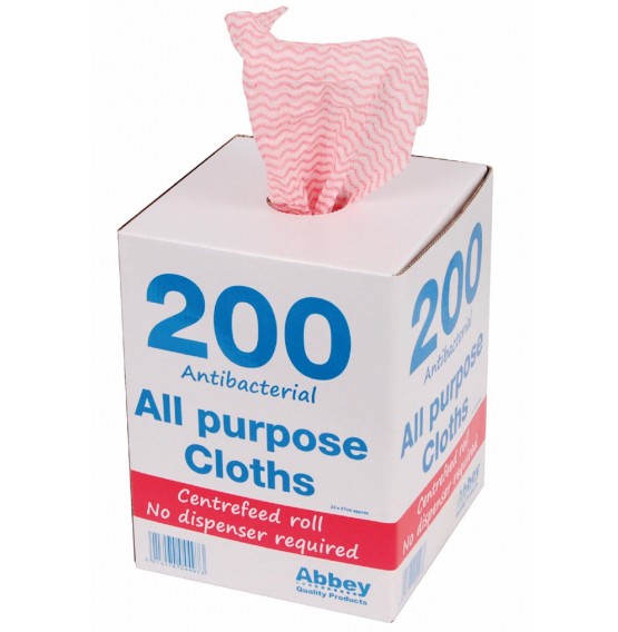 Red Antibacterial All Purpose Cloth