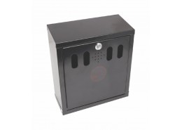 Wall-Mounted Outdoor Ashtray Black