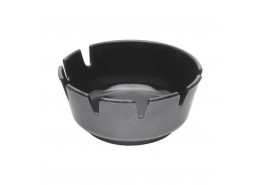 Melamine Deep Ashtray Black