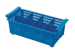 Cutlery Basket 8 Compartment Blue