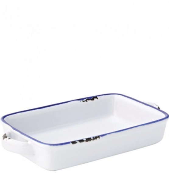 Avebury Blue Small Rectangular Dish