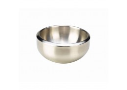 Stainless Steel Double Walled Dual Angle Bowl