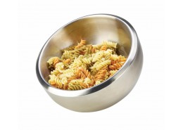 Stainless Steel Double Walled Dual Angle Bowl