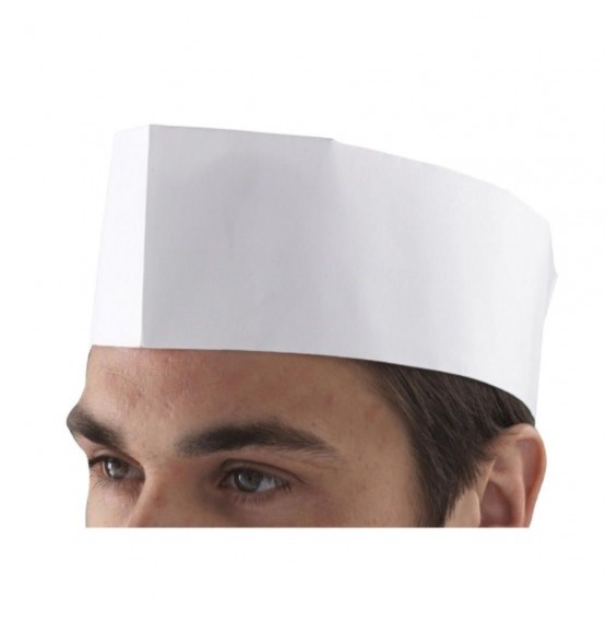 Chefs Disposable Paper Forage Hat