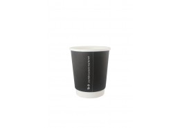 Double Wall Black Hot Paper Cup