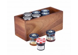 Acacia Wood Table Caddy