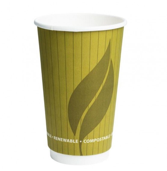 Compostable Double Wall Hot Drink Cup