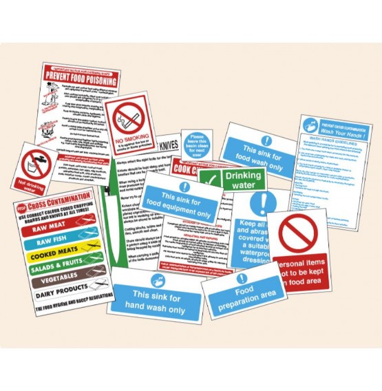 Food Preparation Sign Pack (14 Notices)