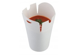 Tuck Top Food Tub White Small