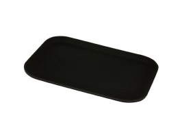 Black Rectangular Tread Trays