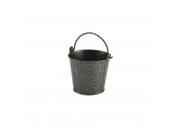 Serving Buckets Antique Finish Hammered Silver