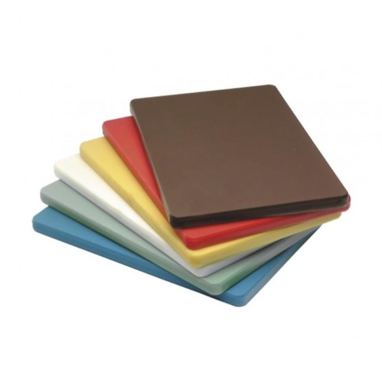Polyethylene 1/2" High Density Chopping Board Red