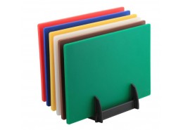 High Density Chopping Board Set & Rack