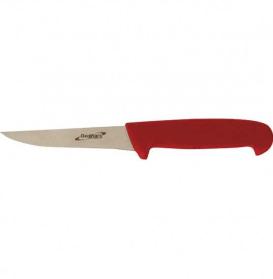 Rigid Boning Knife Red