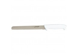 Bread Knife White (Serrated)