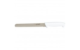 Bread Knife White (Serrated)