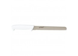 Slicing Knife White (Serrated)