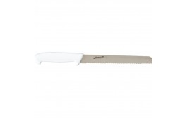 Slicing Knife White (Serrated)