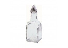 Square Glass Oil/Vinegar Dispenser Bottle