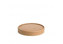 Kraft Compostable Vented Paper Lid