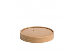 Kraft Compostable Vented Paper Lid