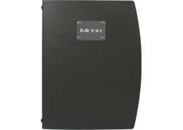 Rio Menu Holder A4 Black (4 Pages)