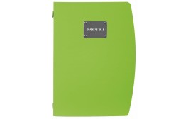 Rio Menu Holder A4 Green (4 Pages)