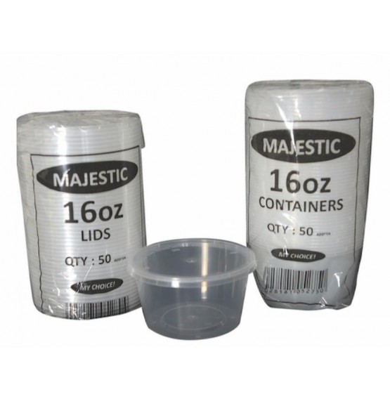 Microwave Container & Lid 16oz