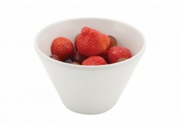 White Melamine Conical Buffet Bowl
