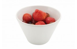 White Melamine Conical Buffet Bowl