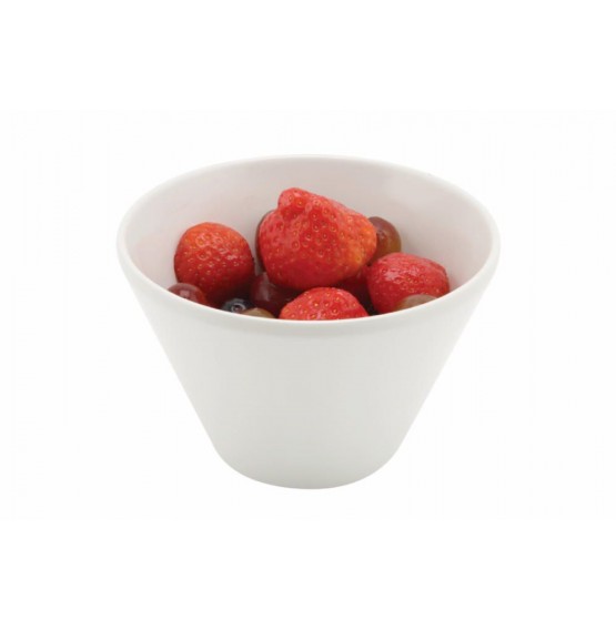 White Melamine Conical Buffet Bowl